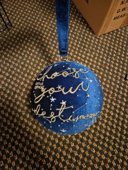 Blue sphere bag