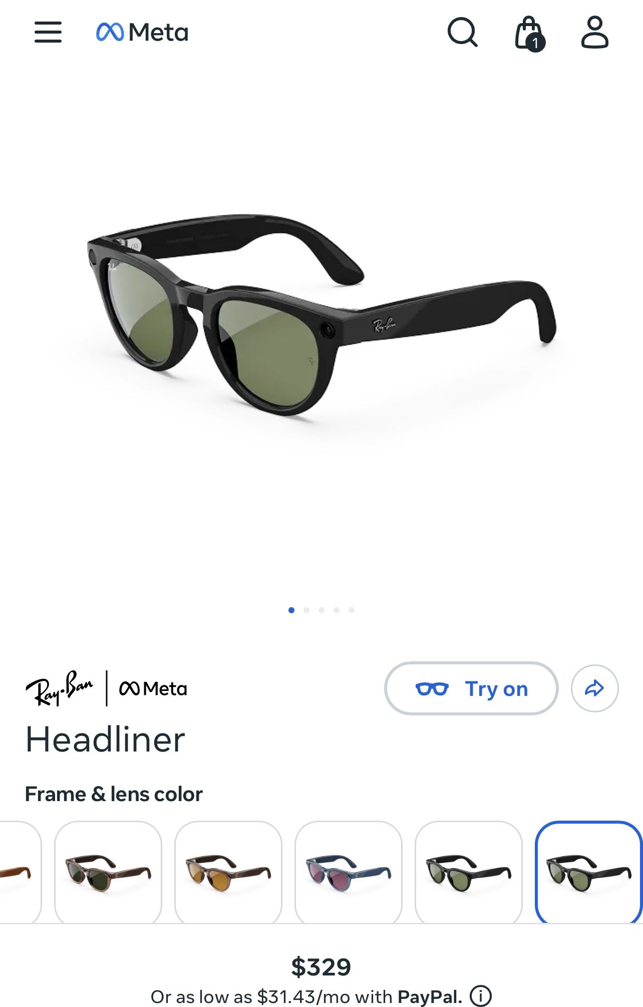 *Brand New Never Opened* 🕶️ RAY-BAN META HEADLINER SMART GLASSES 