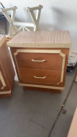 1950s nightstands heavy duty solid wood