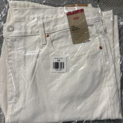Levi’s White Shorts