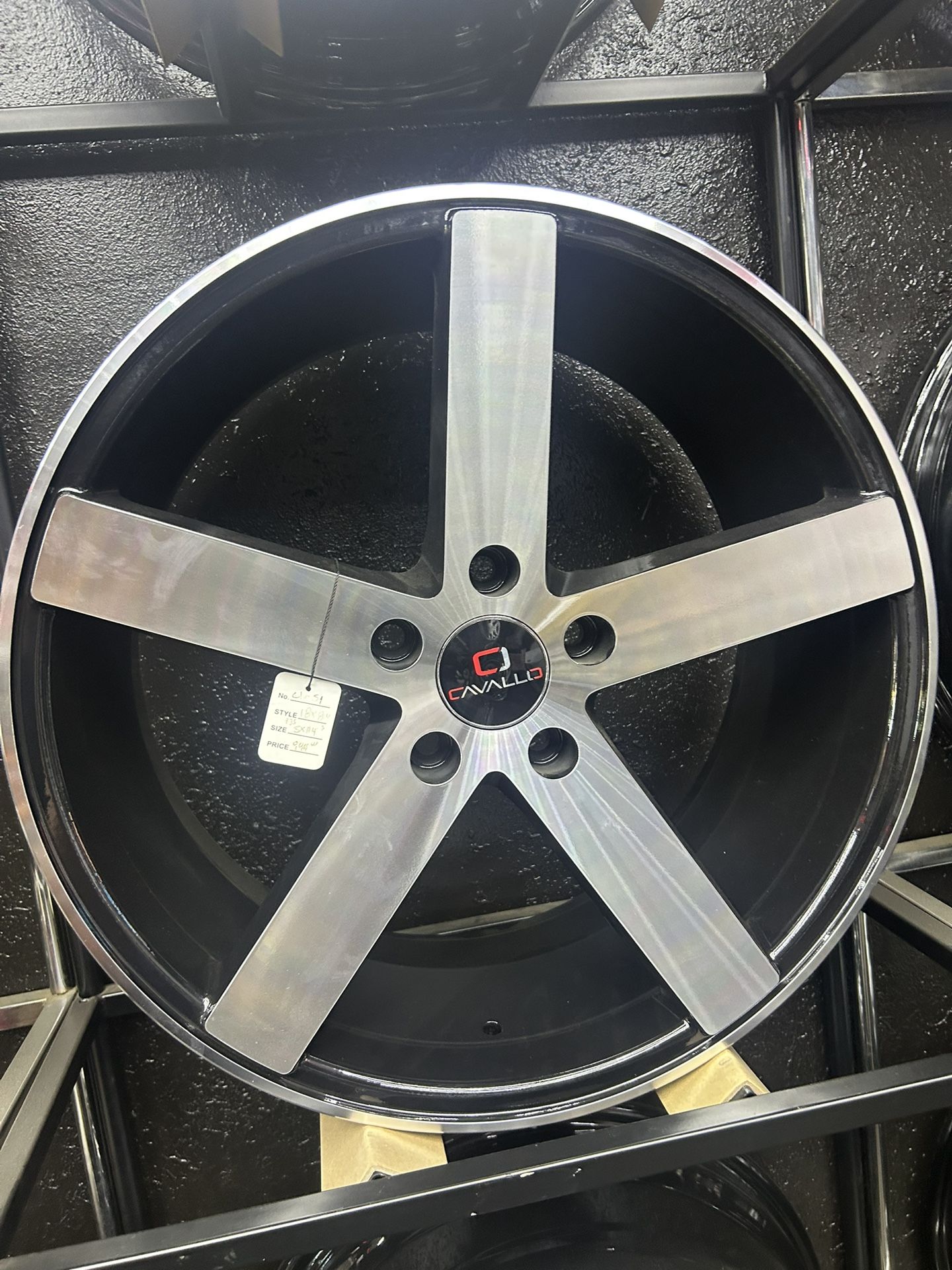 New 18x8 5x114.3 Cavallo $ 999