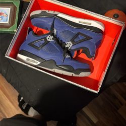 Winterized Jordan 4’s Size 6y(Read Description)