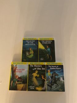 5 Nancy Drew books      🩷 Loved before, ready for more! 🩷