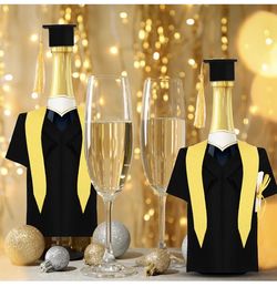 Graduation Cap and Gown Wine Bottle Covers $3 each