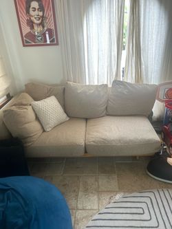 FREE- Right-Armed Tan Couch