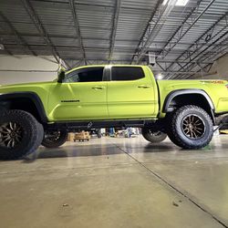 Toyota Tacoma wheels tires leveling & lift kits accessories lights side steps bed covers intakes installations.. alignments. (we Finance)