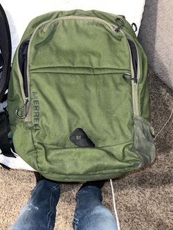 Merrell Outdoor Daypack Backpack – Olive Green Hiking & School Bag