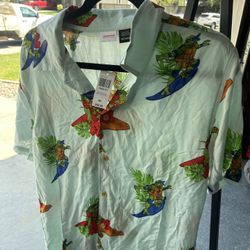 TMNT Dress Shirt Medium New