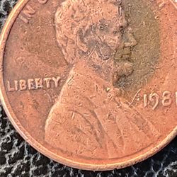 1981 No Mint Mark Error Penny