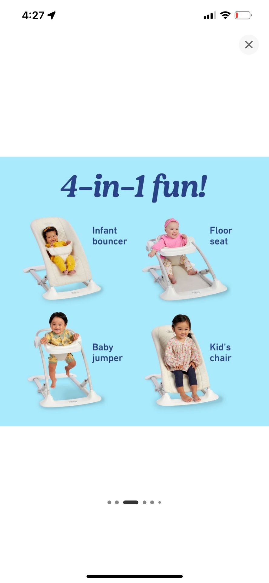 Brand New 4-1 Infant Bouncer