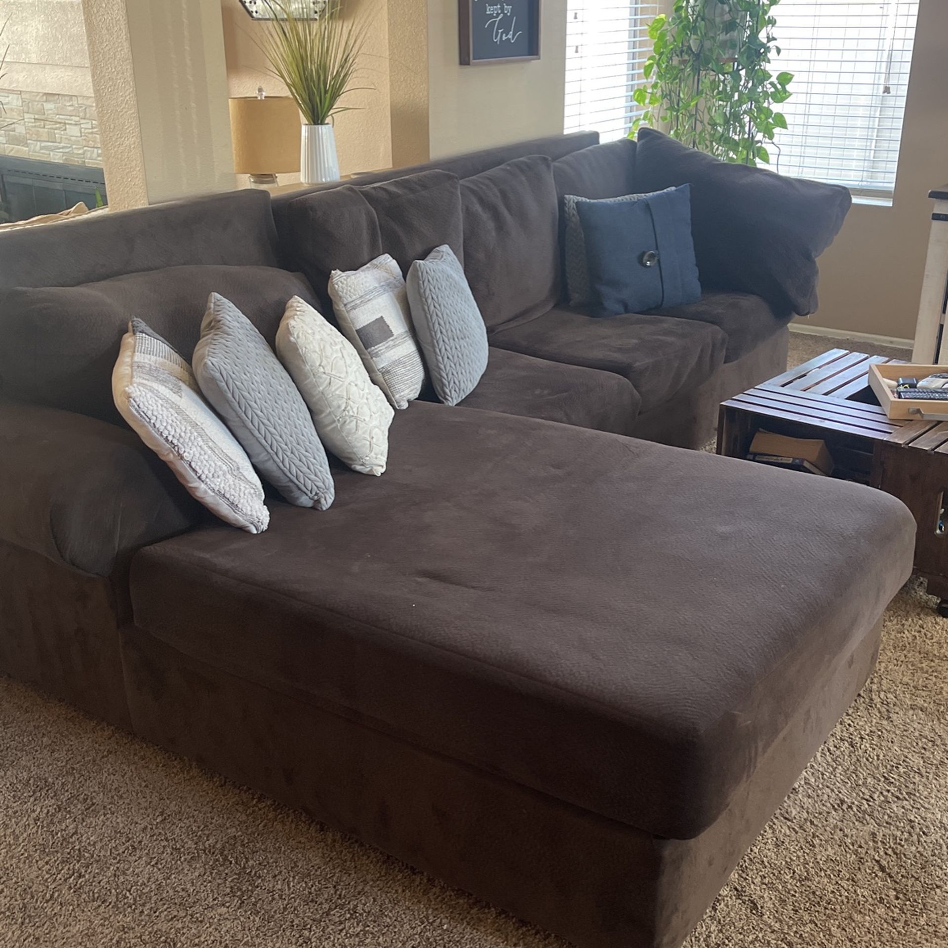 Extra large sectional with Chase