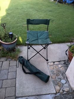 Camping chairs, pair