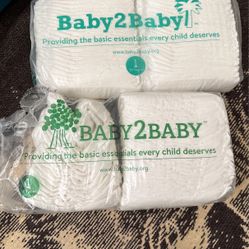 Stage 1 diapers. A few are missing out of one package.