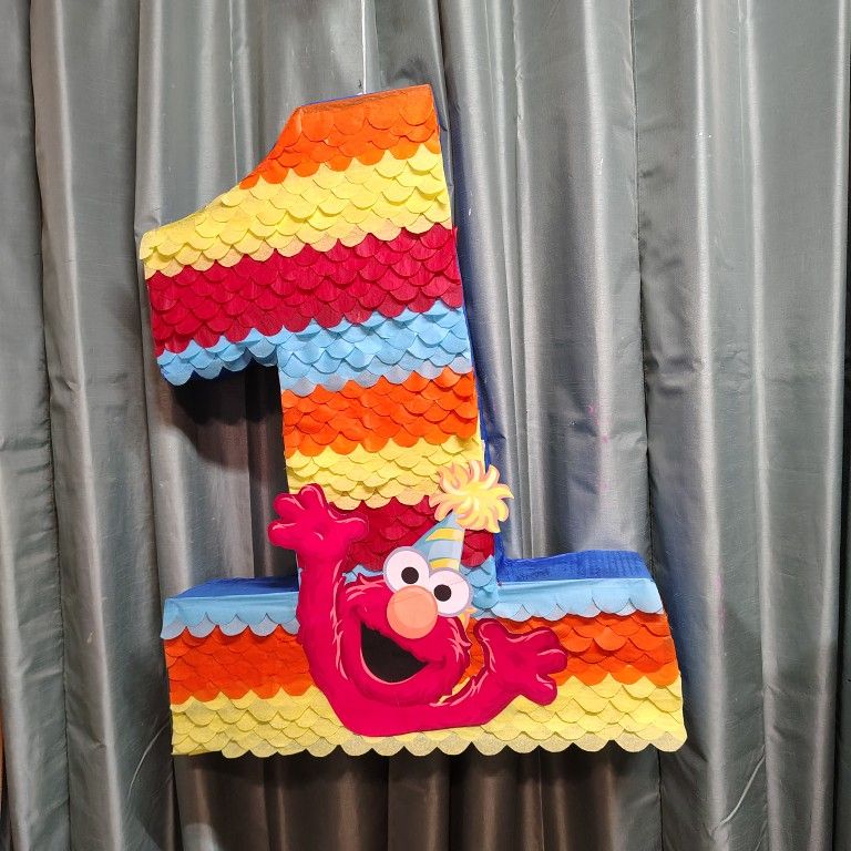 Number One Elmo Pinata