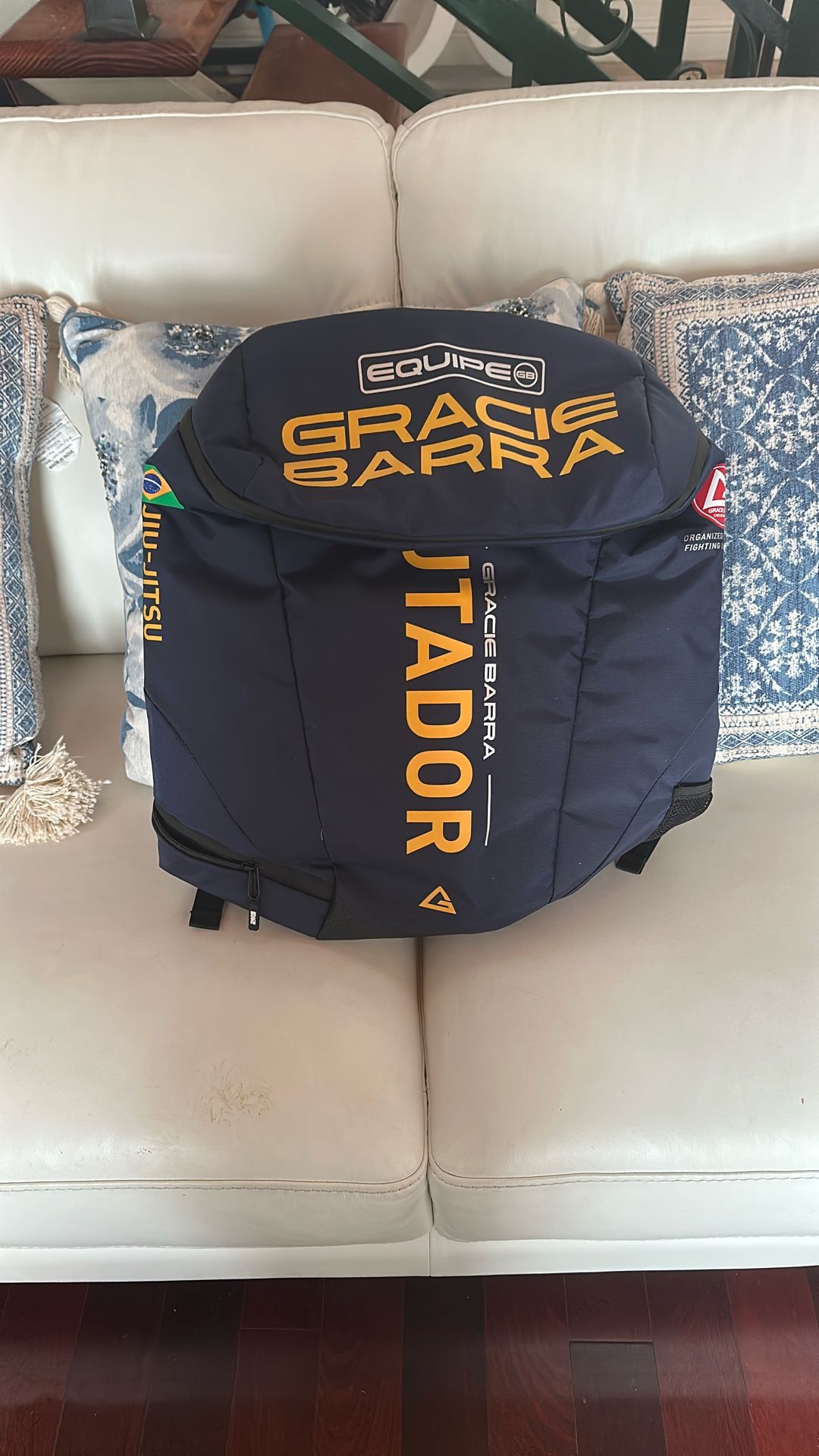 Blue Gracie Barra Lutador Backpack -Jiu jitsu