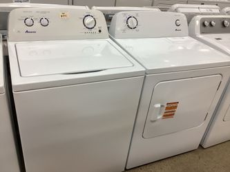 Amana Top Load Washer and Electric Dryer Set