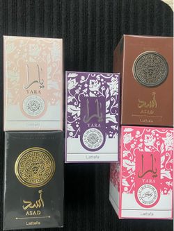 Lattafa Yara and Asad Perfume Collection $30 C/U o 2 x $50