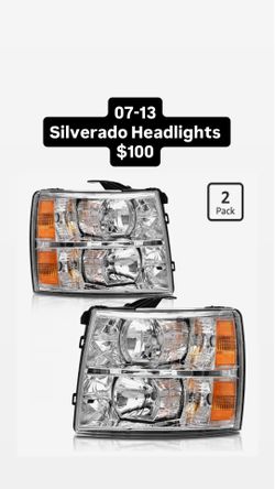 07-13 Silverado Headlights $100