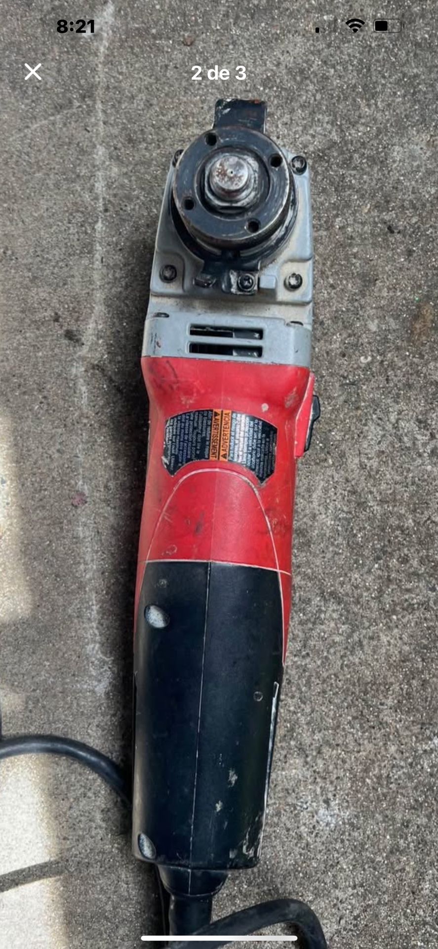 Milwaukee corded Grinder