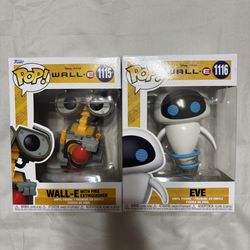Wall-E & Eve Funko Pops