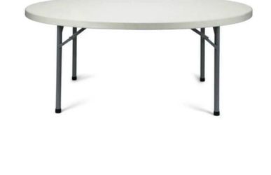 Economy Folding Table - 72" Diameter! Comfortably seats up to 8 people