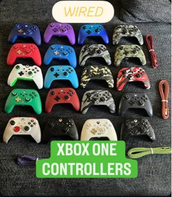 $35 each Wired XBOX Controllers 10FT connection cable for xbox one series s x console