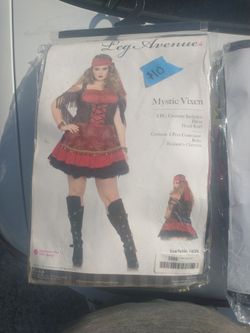 2 Young lady costumes 1 dog one