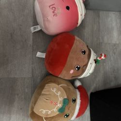 3 Squishmallows