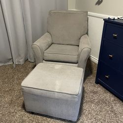 Grey Nursing Chair 