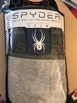Spyder boys pro cotton boxer briefs size XL