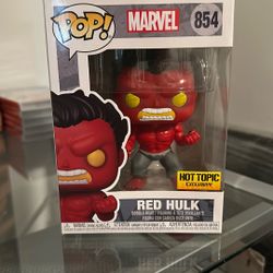 Funko Pop! Marvel: Red Hulk Figure (Hot Topic Exclusive)