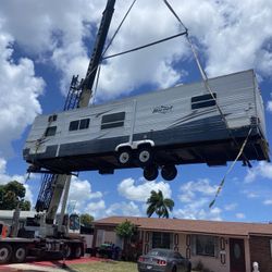 Sheds Relocated , Movemo Casita De Patio Container Rv Trailer Crane Available 