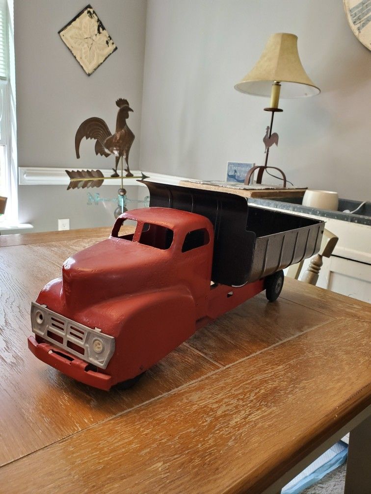 Antique Toy Dump Truck.