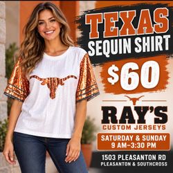 Texas Longhorns Sequin Shirt