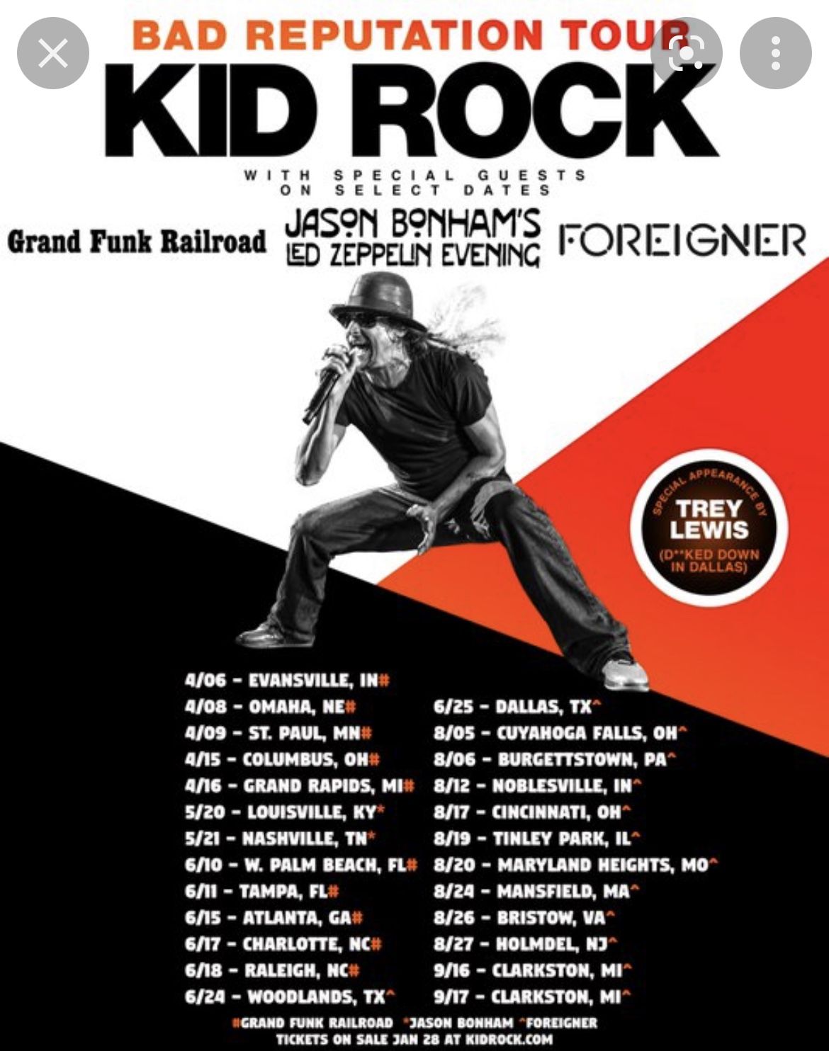 Kid Rock Ticket