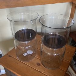 Pottery Barn Candle Holders  Pillar Candle 