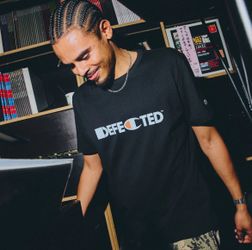 Size Large: Defected x Champion Collab Black T-Shirt