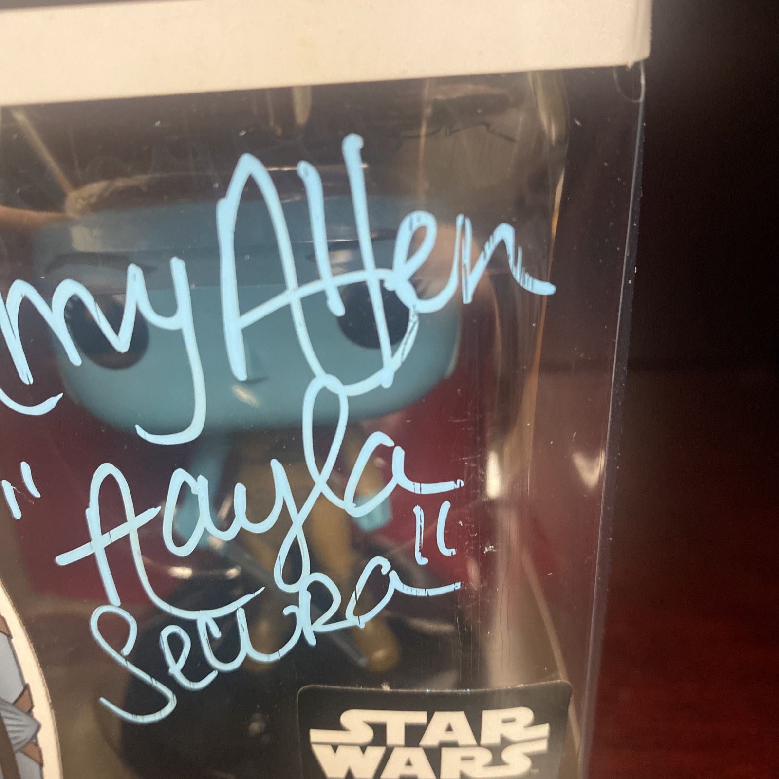 Popular Amy Allen signed Funko Pop Aayla Secura