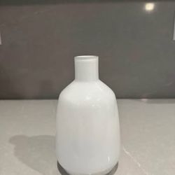 Minimalist White Ceramic Vase