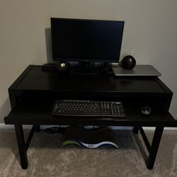 Computer Desk With Pull Out Keyboard Tray
