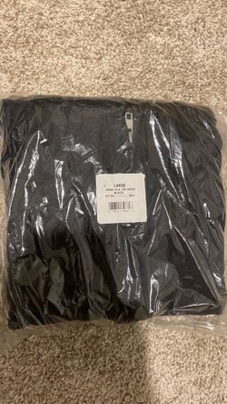 Men's black zip up hoodie