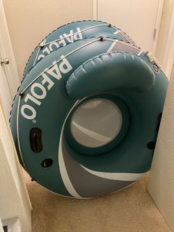 One Pafolo 53" Heavy-Duty Inflatable River Tube Float – Used Once!