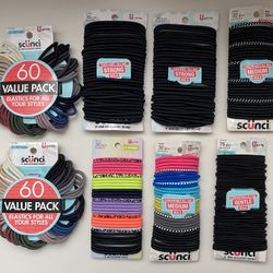Scunci hair accessories - pony tail holders 