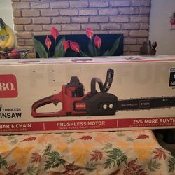 Toro Flex-Force 16 in. 60-Volt Max, Cordless Chainsaw, 2.5 Ah Battery and Charger Included