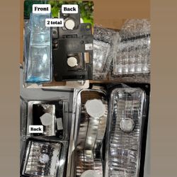 88-98 CHEVY / GMC C10 FULL SIZE CLEAR BUMPER LIGHTS PARKING SIGNAL LAMPS