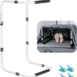 Blanket Lifter for Feet, Bed Cradle Assistance Device, 26-34'' Adjustable Sheet Riser for Toes Leg Knee Ankle Post Surgery Recovery Bed Rails, Include