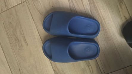 blue yeezy slides size 5