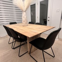 West Elm Anton Solid Wood Dining Table