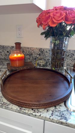 XL Dark Wooden Tray🍂NEW🍂