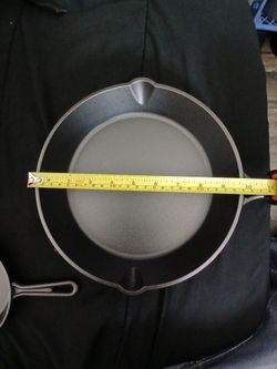 Cast iron pans